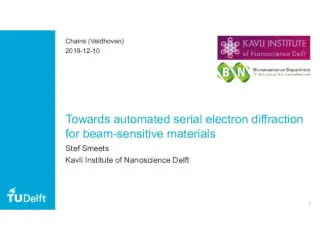 Towards automated serial electron diffraction for macromolecular crystallography
