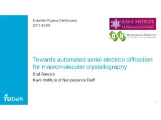 Towards automated serial electron diffraction for macromolecular crystallography